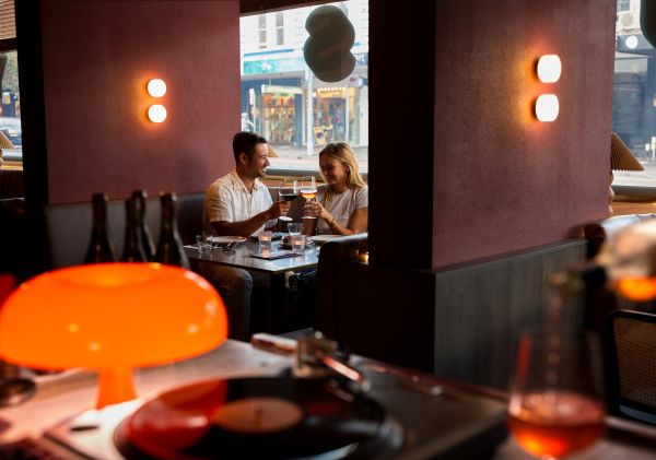 Couple drinking, Busby's, Oxford House, Paddington - Credit: Steven Woodburn