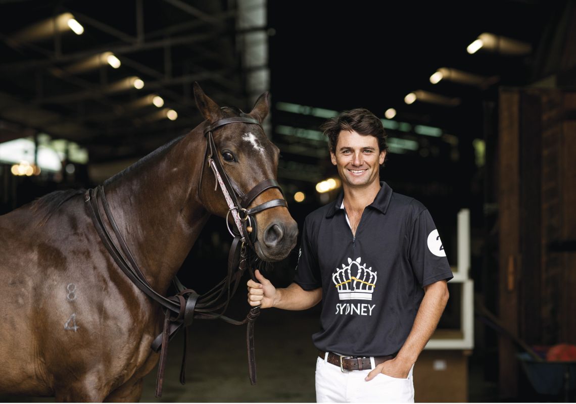 Polo played Robert Archibald at the Polo Gold Cup in Sydney Polo Gold Cup 2015, Sydney Polo Club
