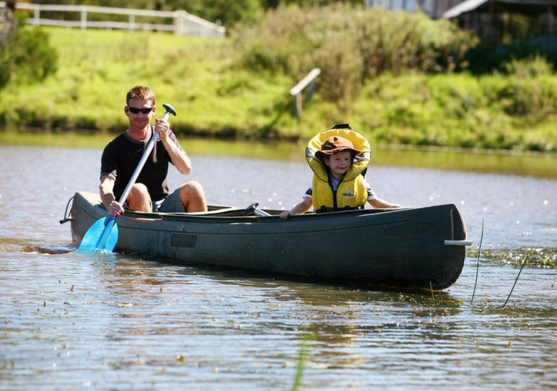 Mowbray Park Farm Stay, Picton Canoeing on Crocodile Creek at Mowbray Park Farm Stay, Picton