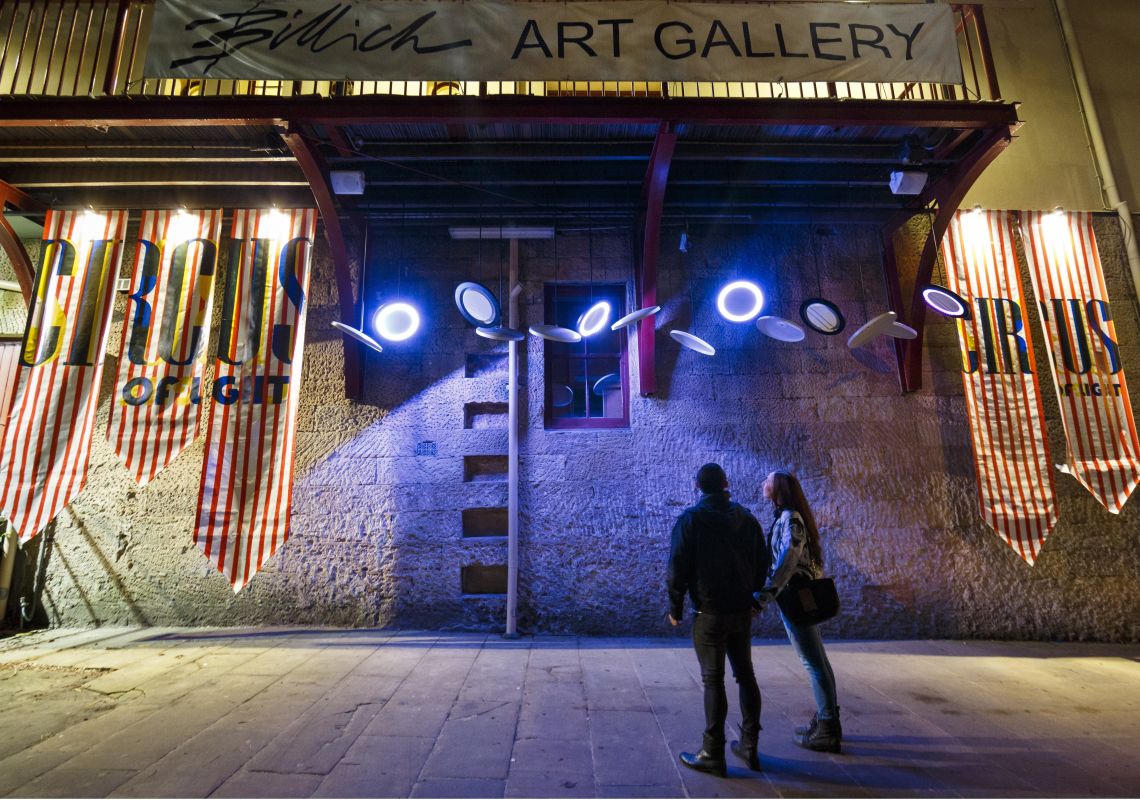 Billich Art Gallery in The Rocks Vivid Sydney 2014