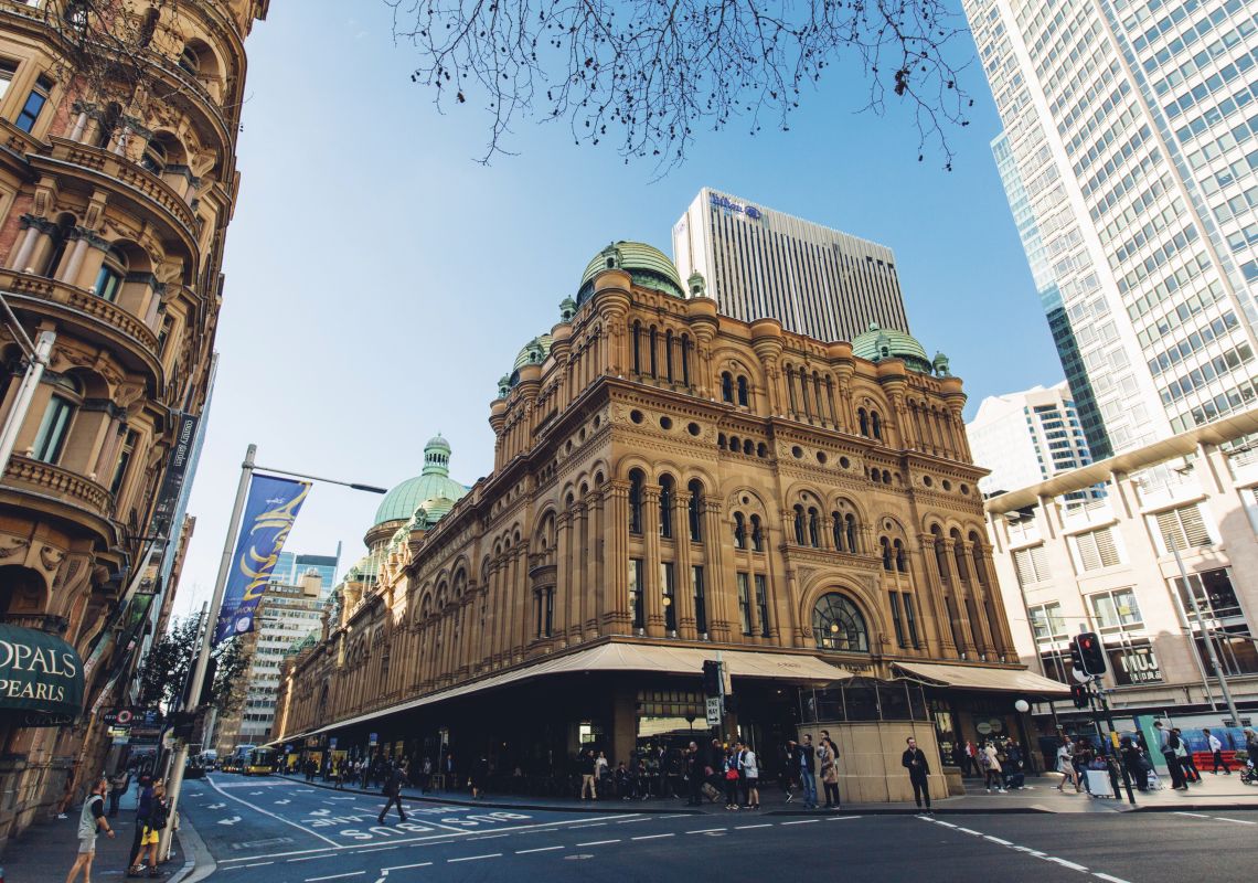 Queen Victoria Building, Sydney The grand shopping arcade, the Queen Victoria Building, Sydney, Australia