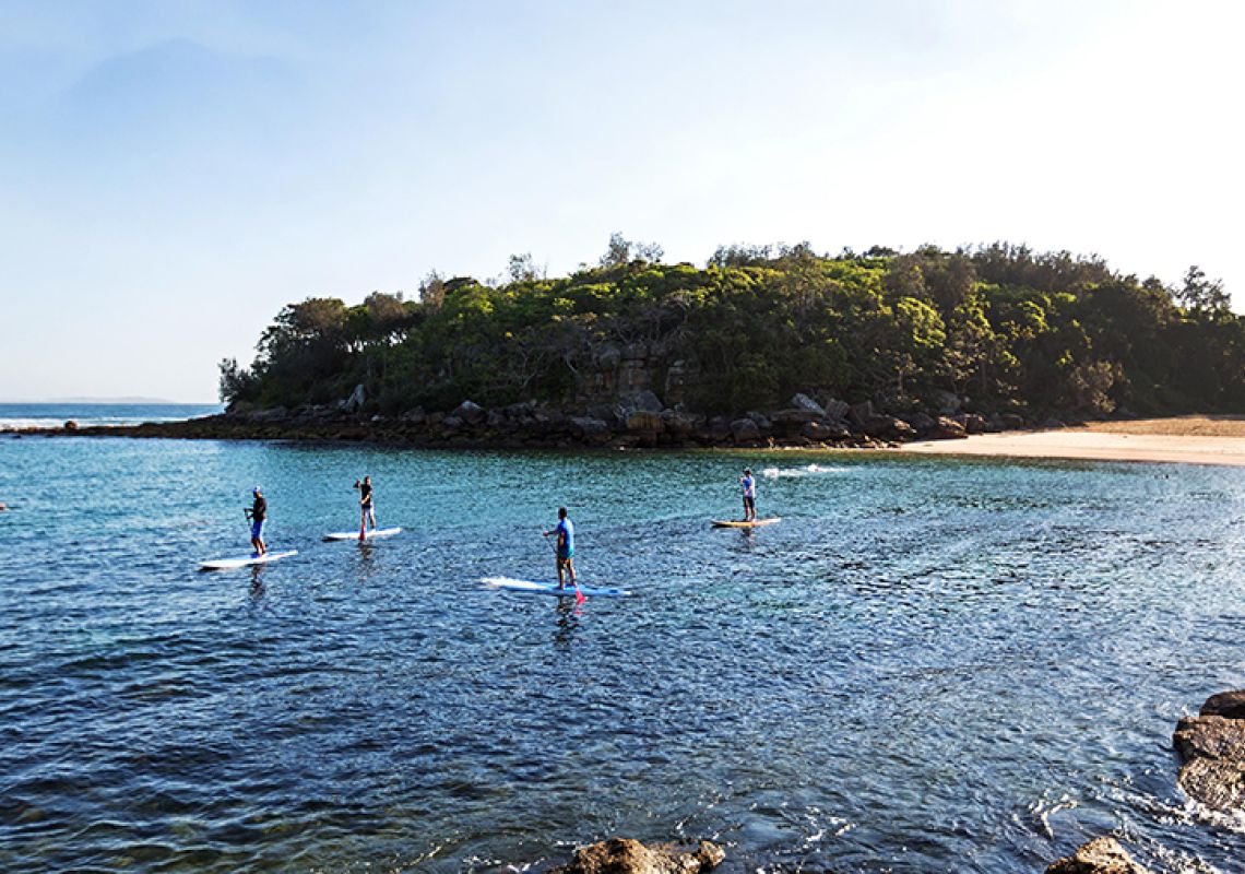 Shelly Beach, Manly Stand up paddleboarding, Shelly Beach, Manly