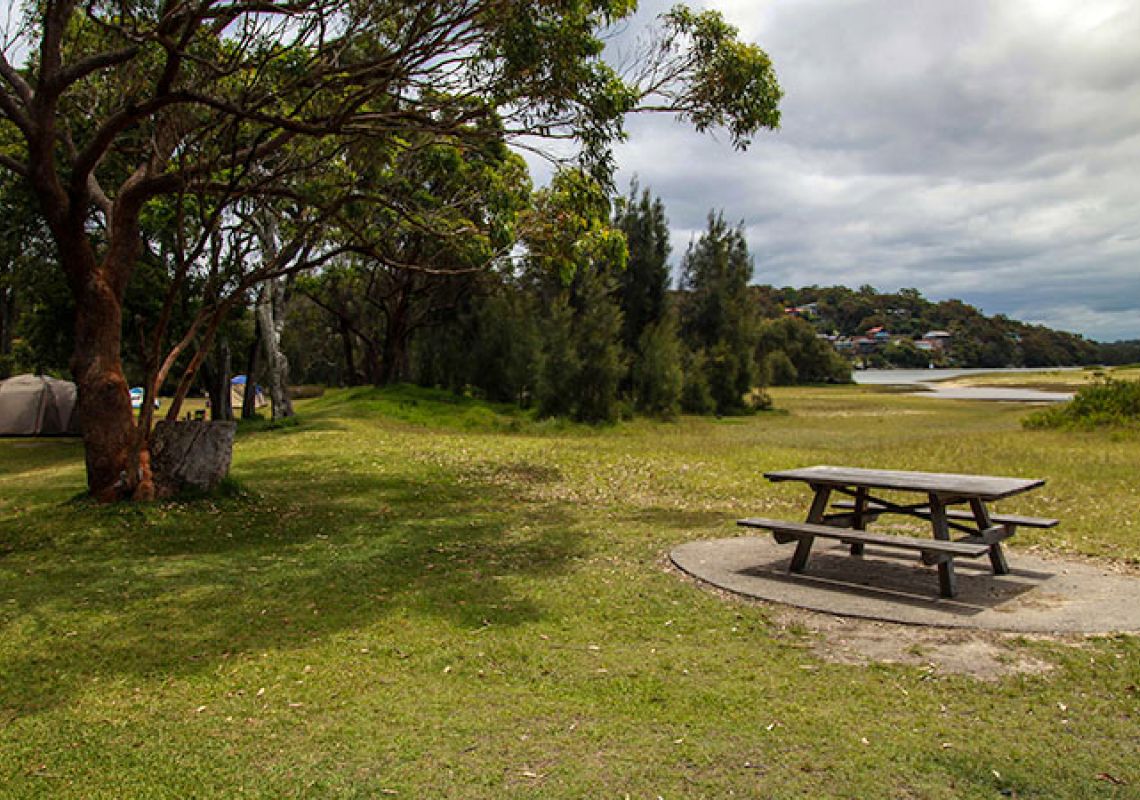 Bonnie Vale picnic area, Royal National Park. Bonnie Vale picnic area, Royal National Park.