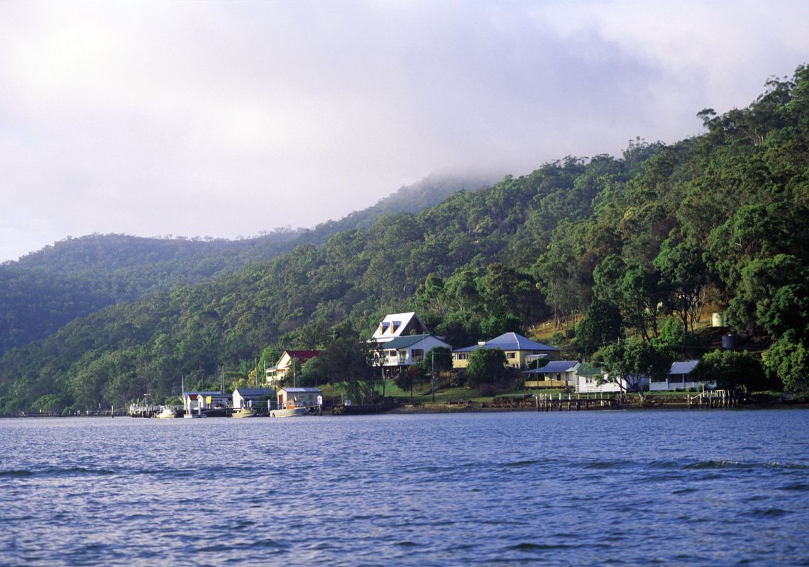 Milson's Passage settlement, Hawkesbury River Milson's Passage settlement, Hawkesbury River