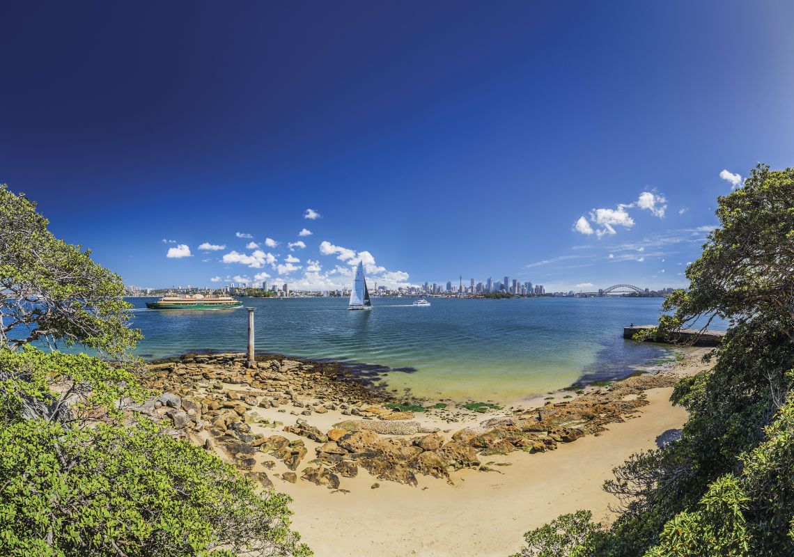 Sydney Harbour from Bradleys Head, Mosman