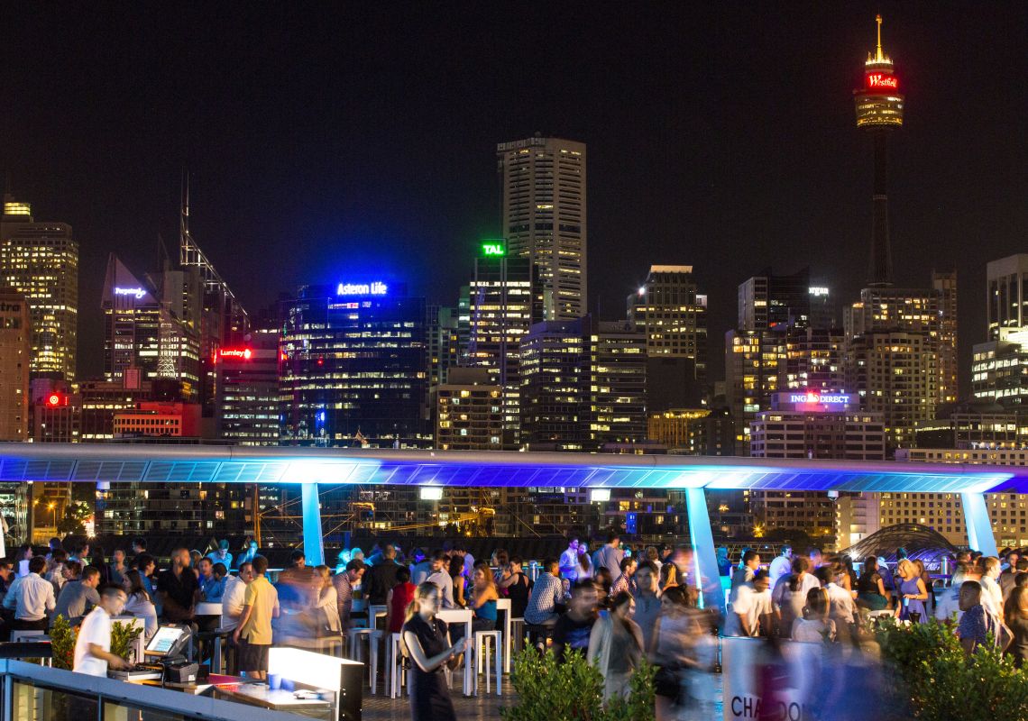 The Star Sky Terrace during the Sydney Festival, Pyrmont The Star Sky Terrace during the Sydney Festival, Pyrmont