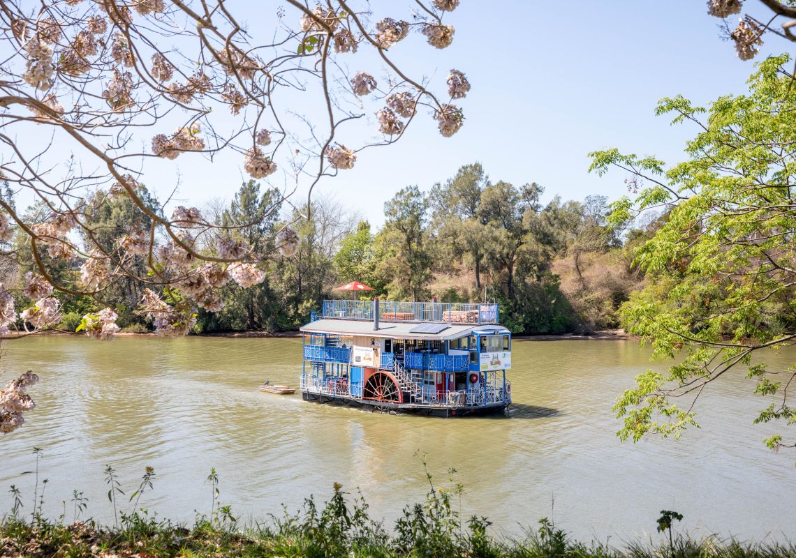 Hawkesbury Paddlewheeler, Windsor The Hawkesbury Paddlewheeler cruising the Hawkesbury River near Windsor