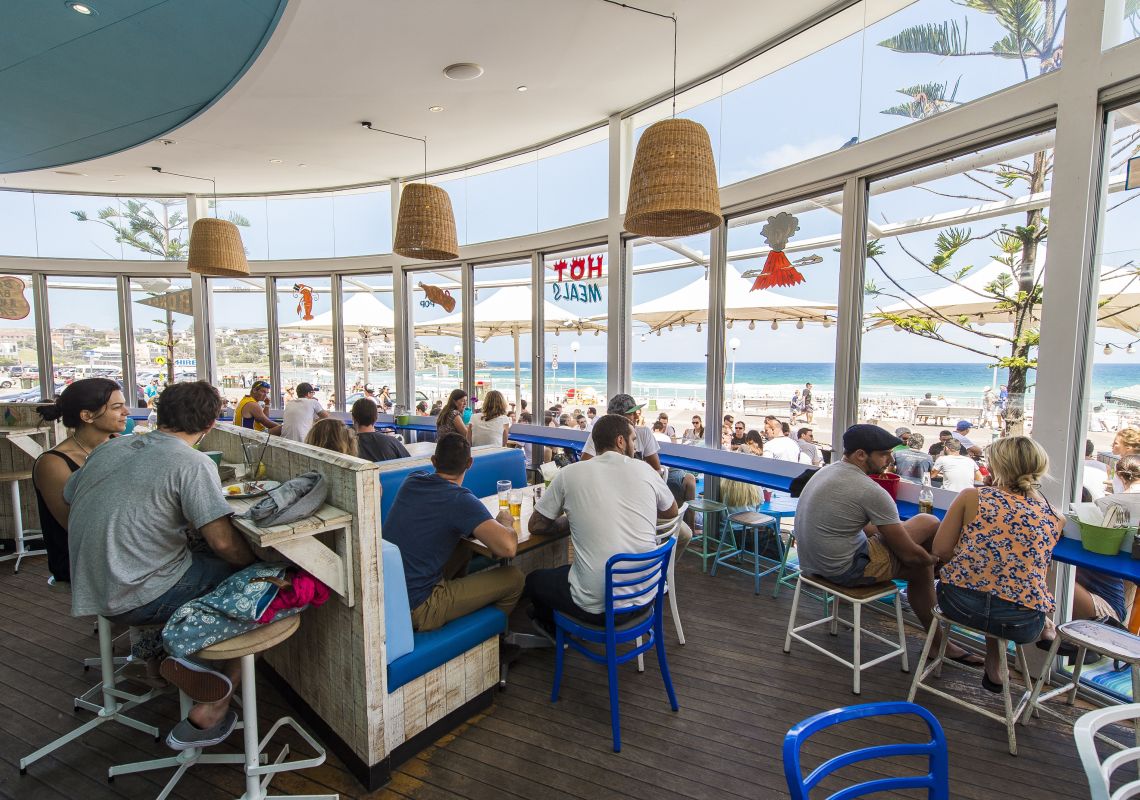 The Bucket List Bar and Eatery, Bondi Beach The Bucket List Bar and Eatery at Bondi Beach in Sydney East