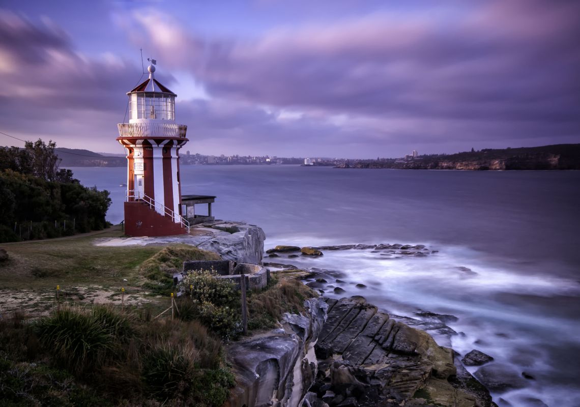 View of Sydney Harbour from Hornby Lighthouse, South Head, Sydney Harbour