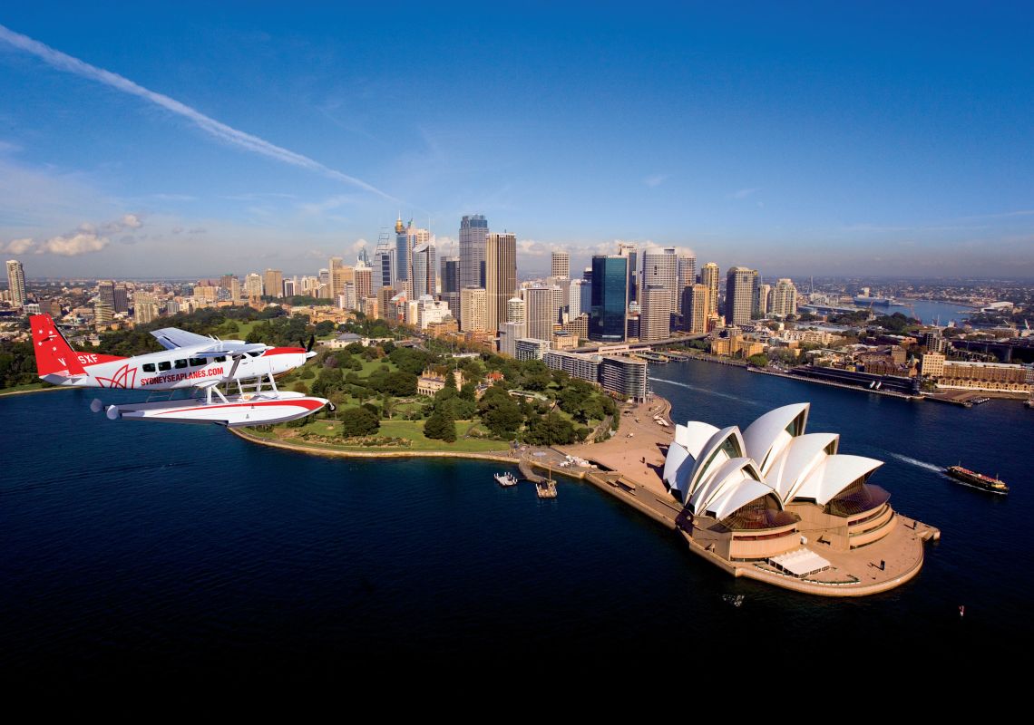 Sydney Seaplanes, Sydney Harbour A Sydney Seaplane flying over Sydney harbour