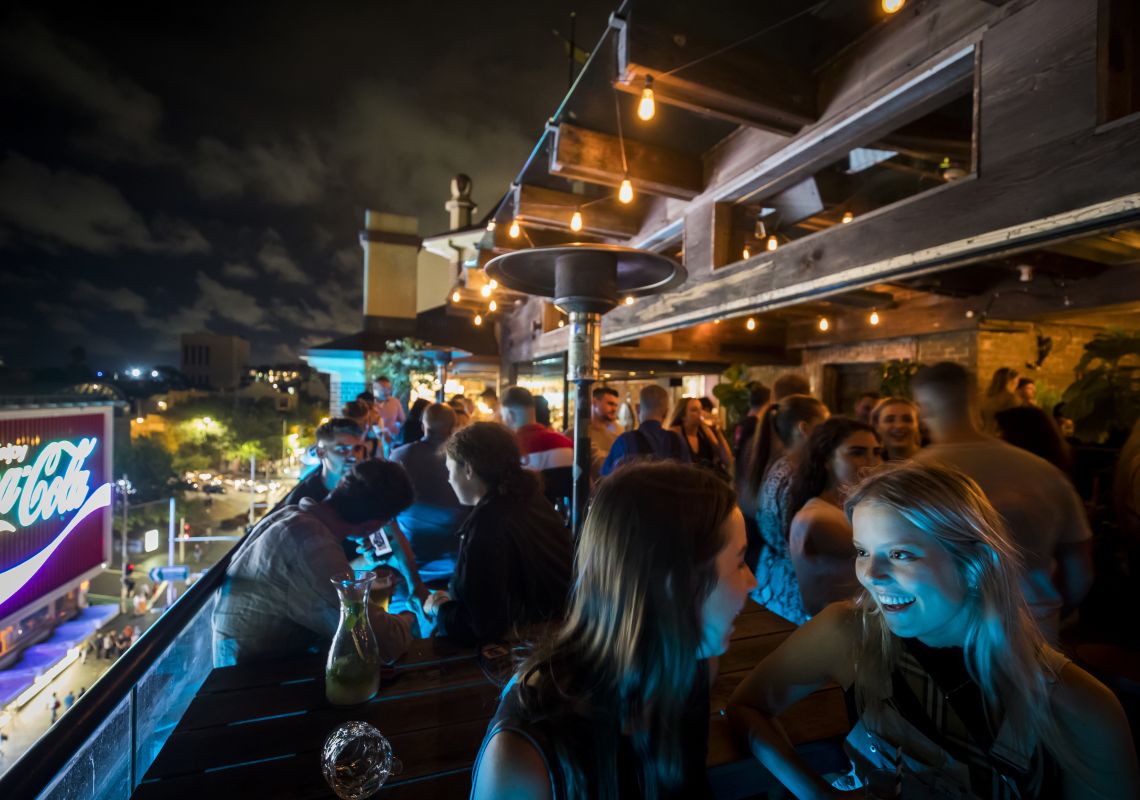 Kings Cross Hotel, Potts Point Patrons enjoying a night out at Kings Cross Hotel, Potts Point