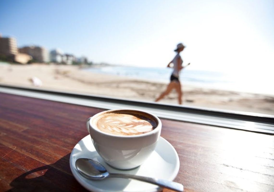 Zimzala on the Beach, Cronulla Mornings at Zimzala on the Beach at Cronulla, Sydney South