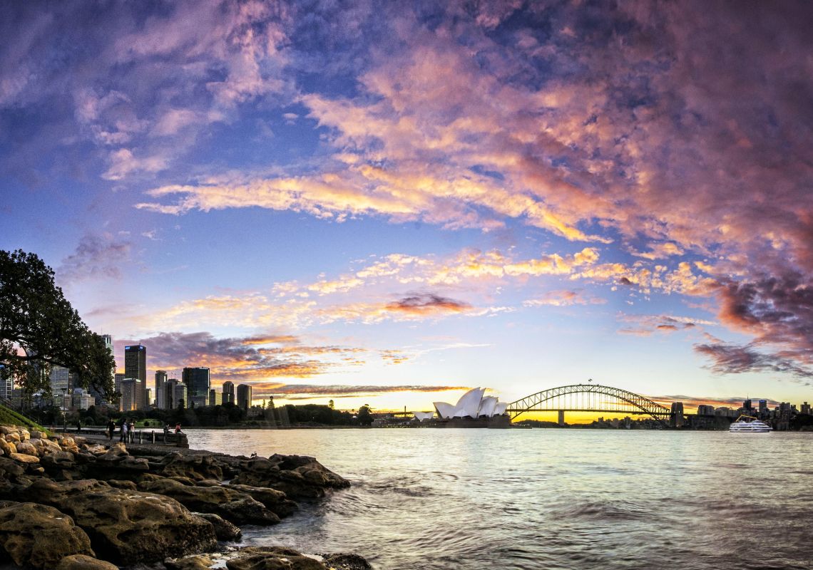 view from Mrs Macquarie's Chair