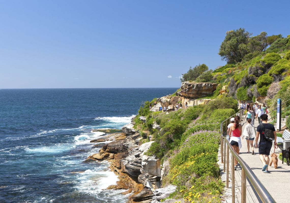 Coastal walk from Bondi to Coogee, Eastern suburbs
