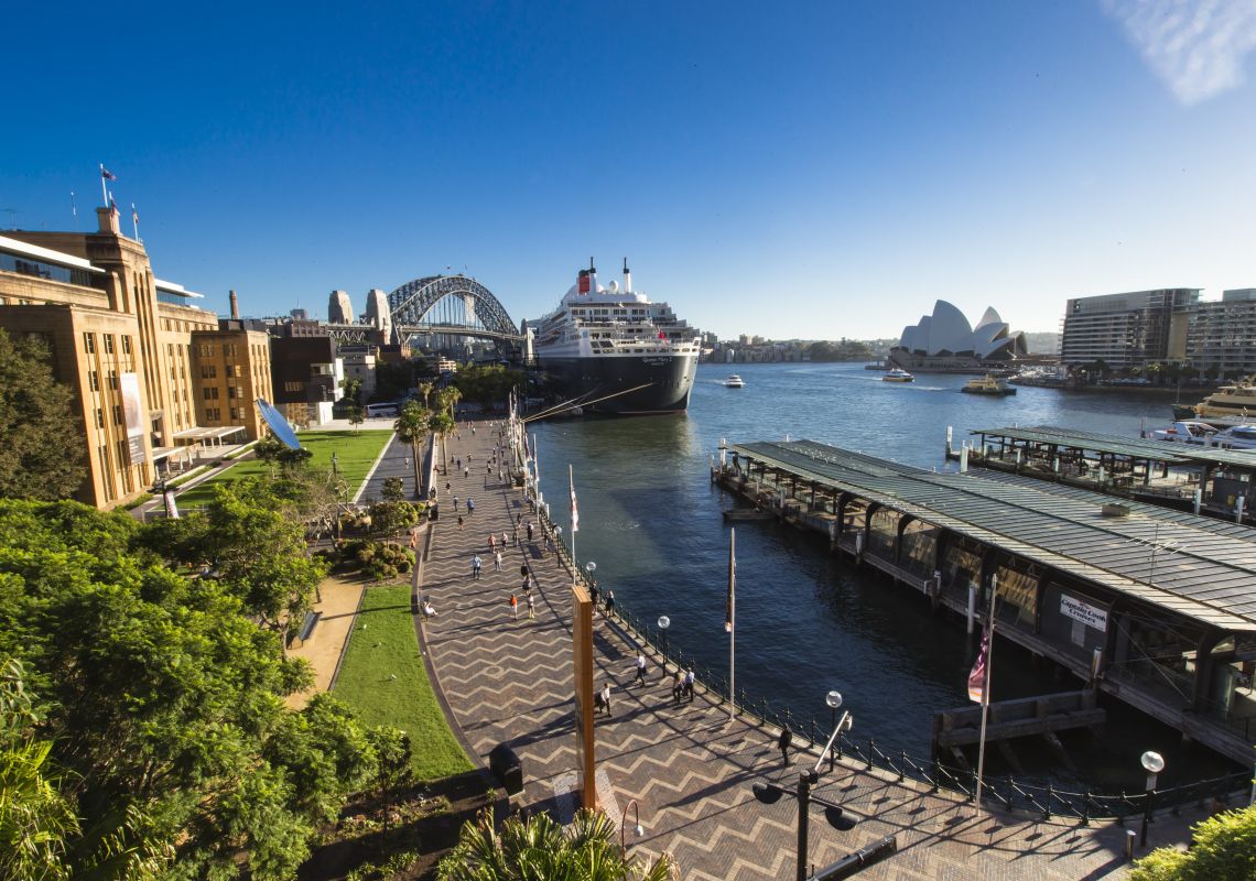 The Museum of Contemporary Art overlooking Circular Quay The Museum of Contemporary Art overlooking Circular Quay, Sydney