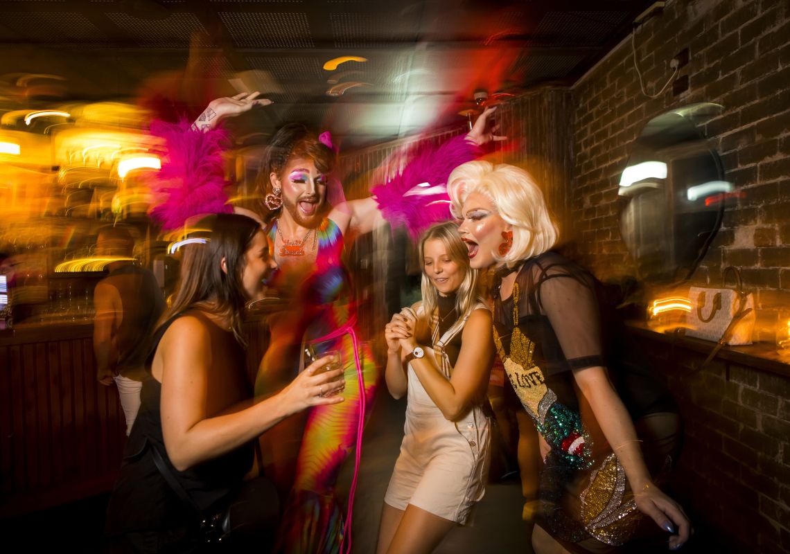 Kings Cross Hotel, Potts Point Patrons enjoying a night out at Kings Cross Hotel in Potts Point, Sydney City