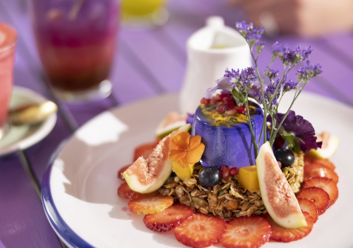 Fruity granola on the menu at the Social Hideout cafe in Parramatta, Sydney West