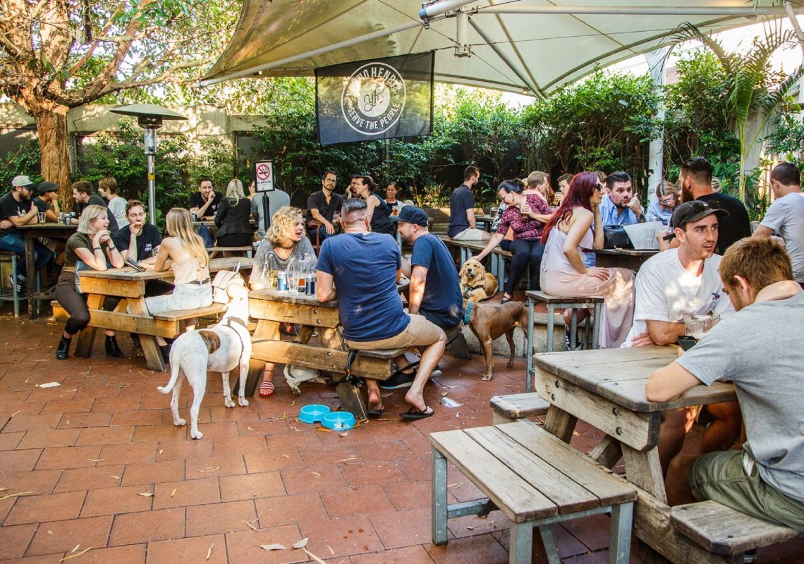 Beer Garden at Courthouse Hotel