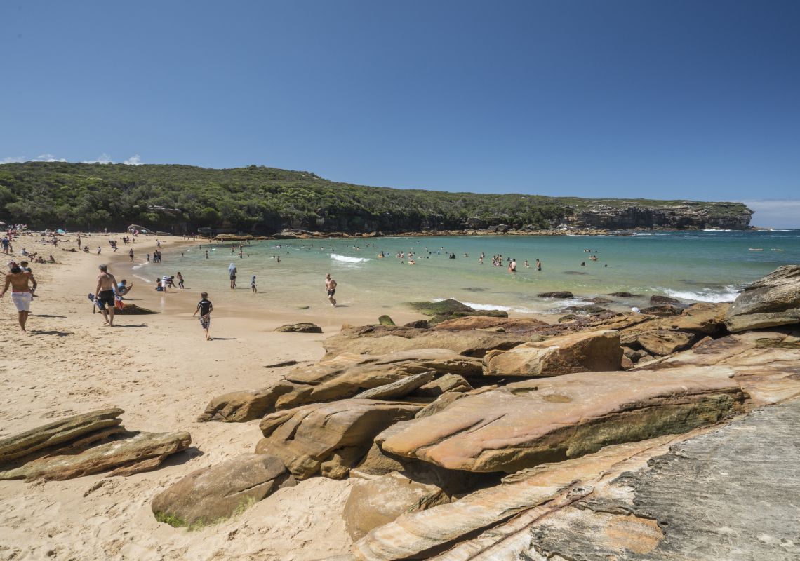 Wattamolla beach, Royal National Park - Credit: Dee Kramer Photography Crowds enjoying Wattamolla Beach in the Royal National Park