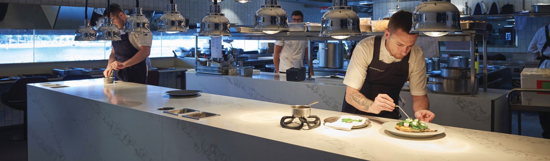 Best Restaurants Sydney Fine Dining Cbd Seafood Chefs Preparing Food At Bennelong Restaurant In The Sydney Opera House