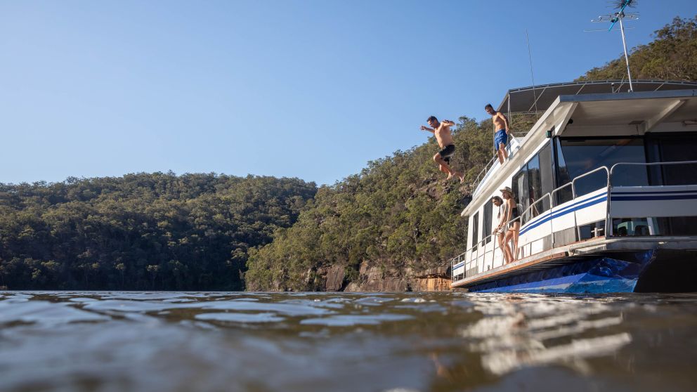 House boating in the Hawkesbury