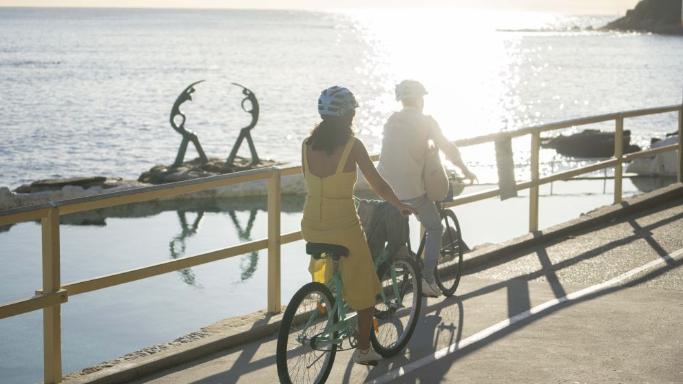 Cycling in Manly, Sydney North