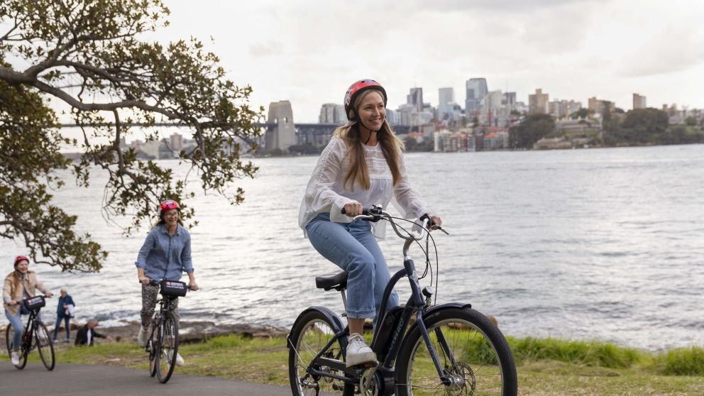 Bonza Bike Tours in the Royal Botanic Garden, Sydney