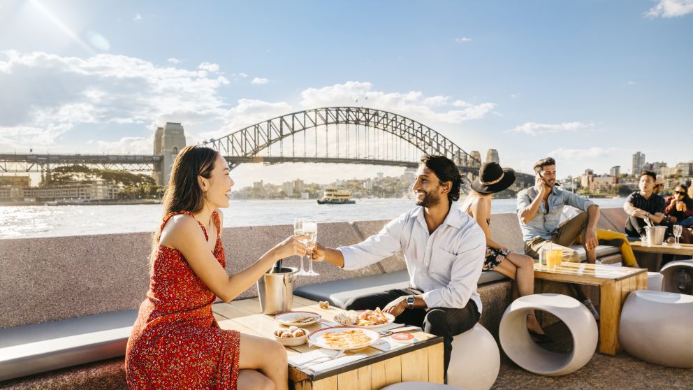 Lunch right by the harbour at Opera Bar