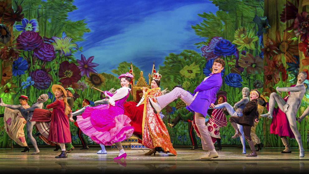 Zizi Strallen Charlie Stemp and Company in Mary Poppins - Photo credit Johan Persson