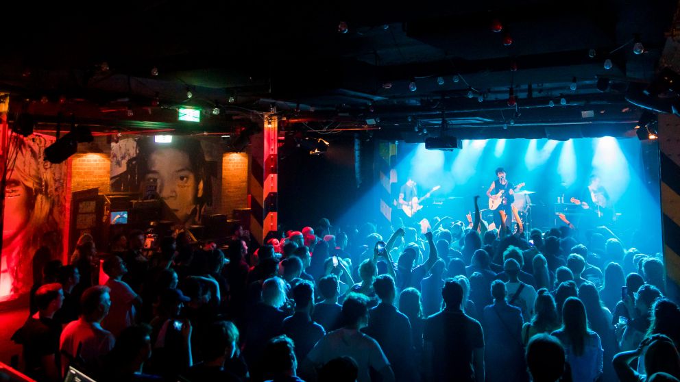 Patrons enjoying Oxford Art Factory, Darlinghurst