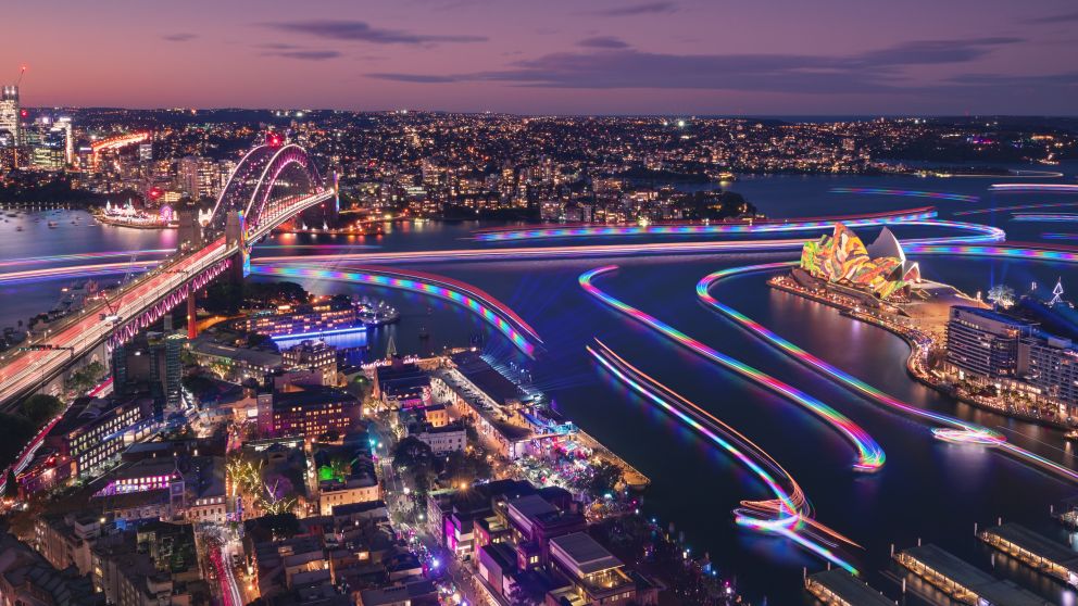 Vivid Sydney, Sydney Harbour 