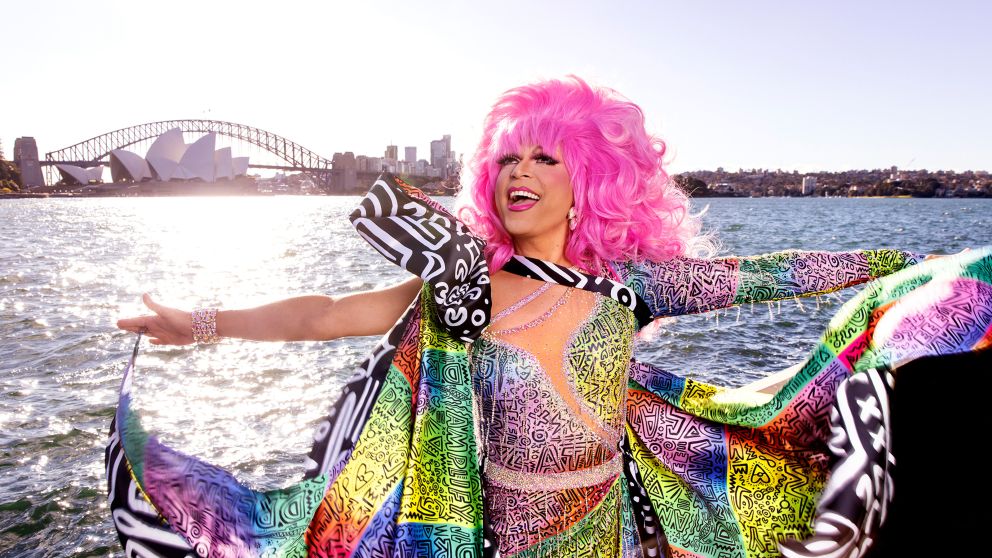 Sydney WorldPride 2023 - Ben Graetz as Miss Ellaneaous - Credit: Anna Kucera