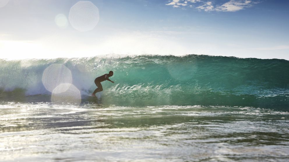 Surfing at Mona Vale