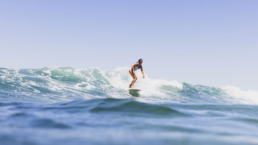 Surfing at Bilgola Beach, Northern Beaches