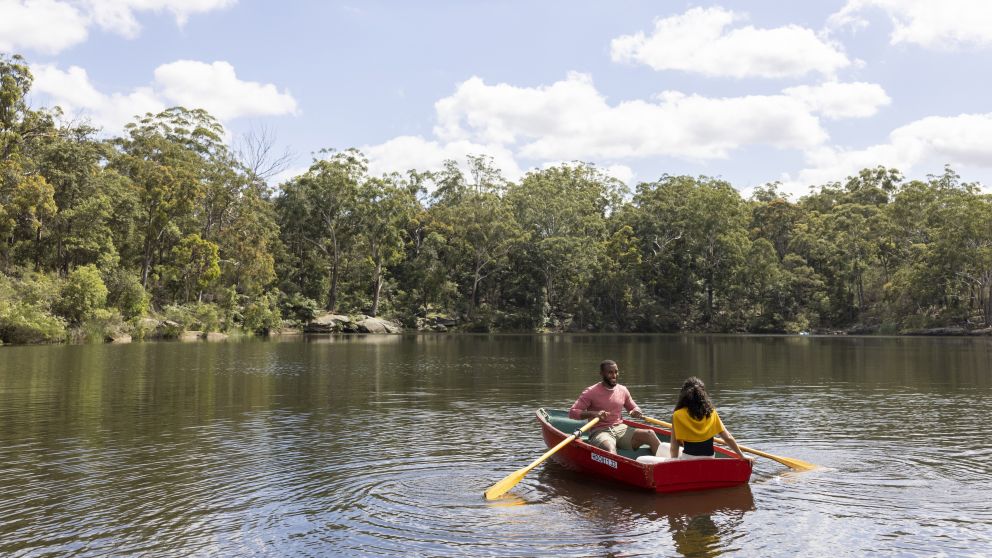 Parramatta Rowboats on Hunts Creek