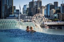 Rooftop Pool at the Sofitel in Sydney Darling Harbour