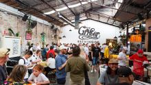 Grifter 釀酒公司,馬里克維爾 人們在馬里克維爾的 Grifter Brewing Co 喝啤酒