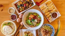 Selection of dishes, Xi'an Cuisine, Chinatown