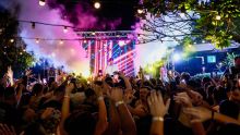 Summer Jam crowd at The Albion Hotel, Parramatta