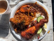 Mamu Nasi Lemak dish at Mamu Penang