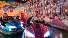 Archie Brothers Cirque Electriq, Alexandria - Credit: Archie Brothers Cirque Electriq Friends on bumper cars at Archie Brothers Cirque Electriq, Alexandria