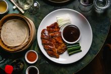 Duck pancakes at Mr Wong - Credit: Nikki To Duck pancakes at Mr Wong - Credit: Nikki To