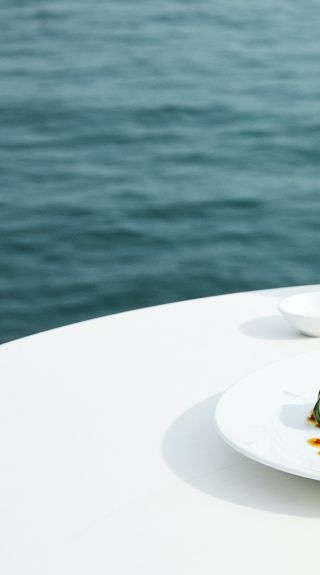Catalina barramundi at Catalina Rose Bay, Sydney East