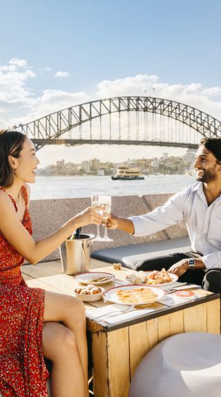 Lunch right by the harbour at Opera Bar