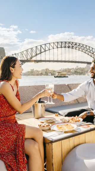 Lunch right by the harbour at Opera Bar
