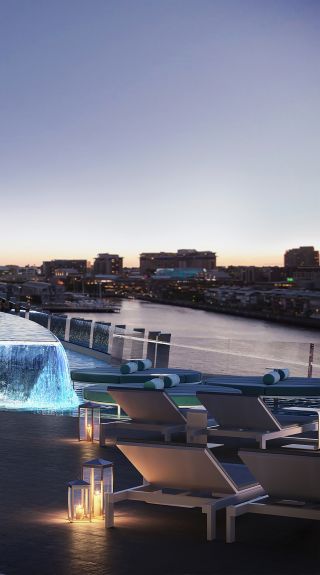 Crown Sydney Resort Pool. Image Credit: Crown Sydney