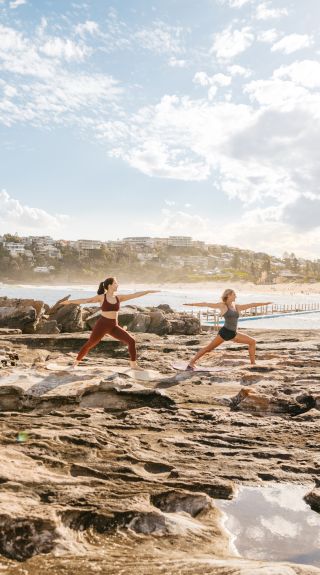 Yoga on Freshwater Beach, Northern Beaches