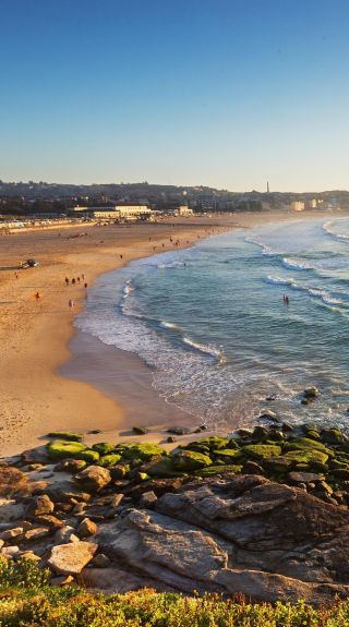 Sunrise over Bondi beach, Sydney