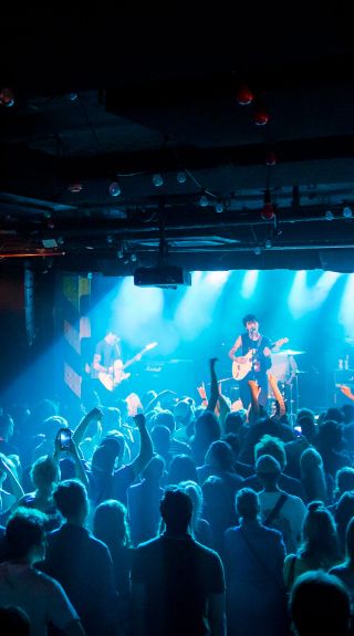 Patrons enjoying Oxford Art Factory, Darlinghurst