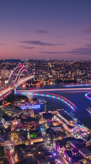 Vivid Sydney, Sydney Harbour 